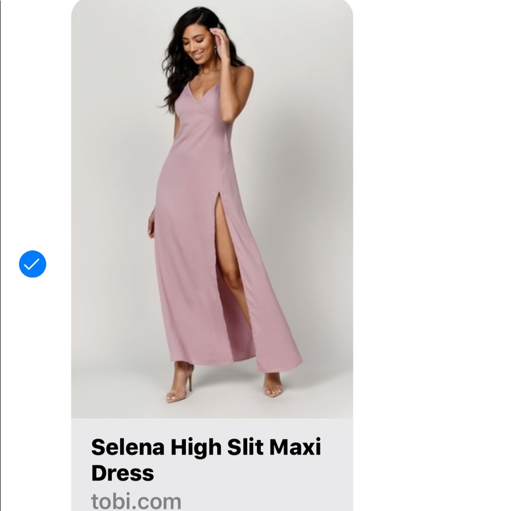 Selena High Slit Maxi Dress